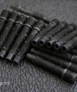 Motorsports Hardware M14x1.5 to M12x1.5 78mm Black Stud Conversion Kit for VW MQB/PQ35/PQ45
